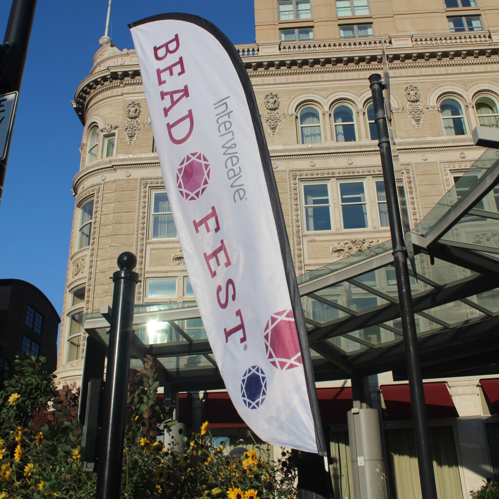 The front of the Marriott where Bead Fest 2022 was hosted