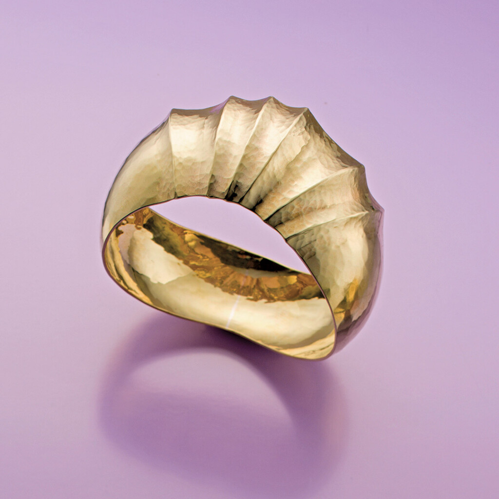 A Bracelet Evolves: Domed Fluted Bangle by Bill Fretz