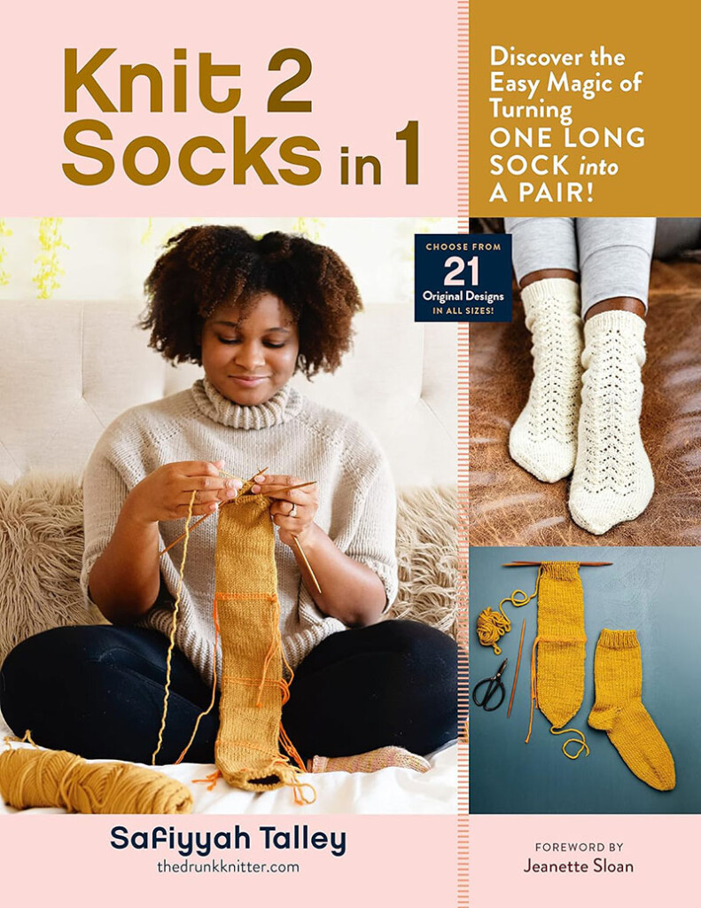 Cover of Knit 2 Socks in 1 by Safiyyah Talley