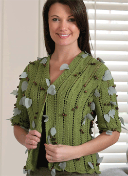 Learn how to insert a stitch pattern into any pattern of your choice with The Knitter's New Template, plus get the free Soleil ZigZag Jacket pattern.