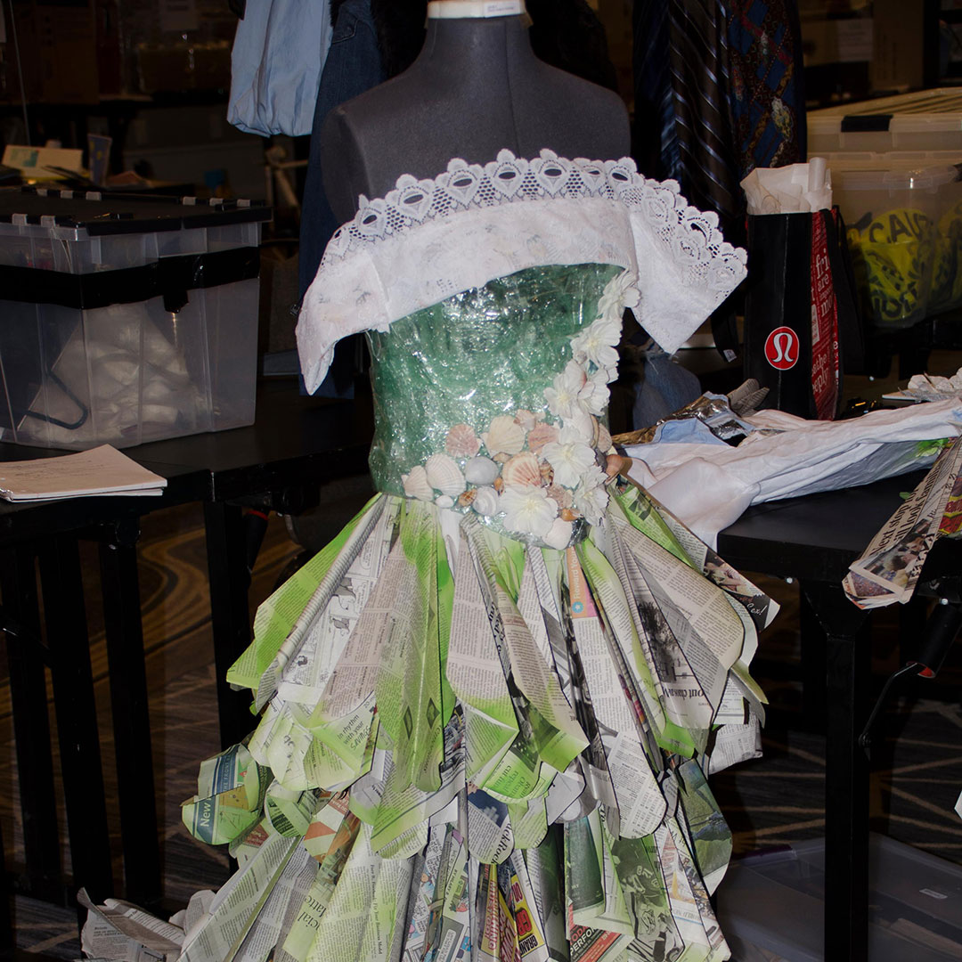 Middle-school students compete in Colorado TSA’s Fashion Design competition, which brings STEM and craft together. Photo courtesy of Colorado TSA.