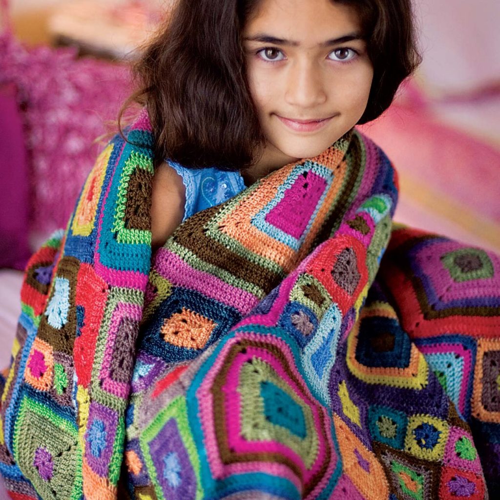 Babette Blanket by Kathy Merrick. Photo by Mary Jane Mucklestone.