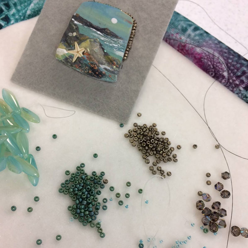 #StudioSunday, in the studio with Jann Christiansen, beadweaving designer and instructor