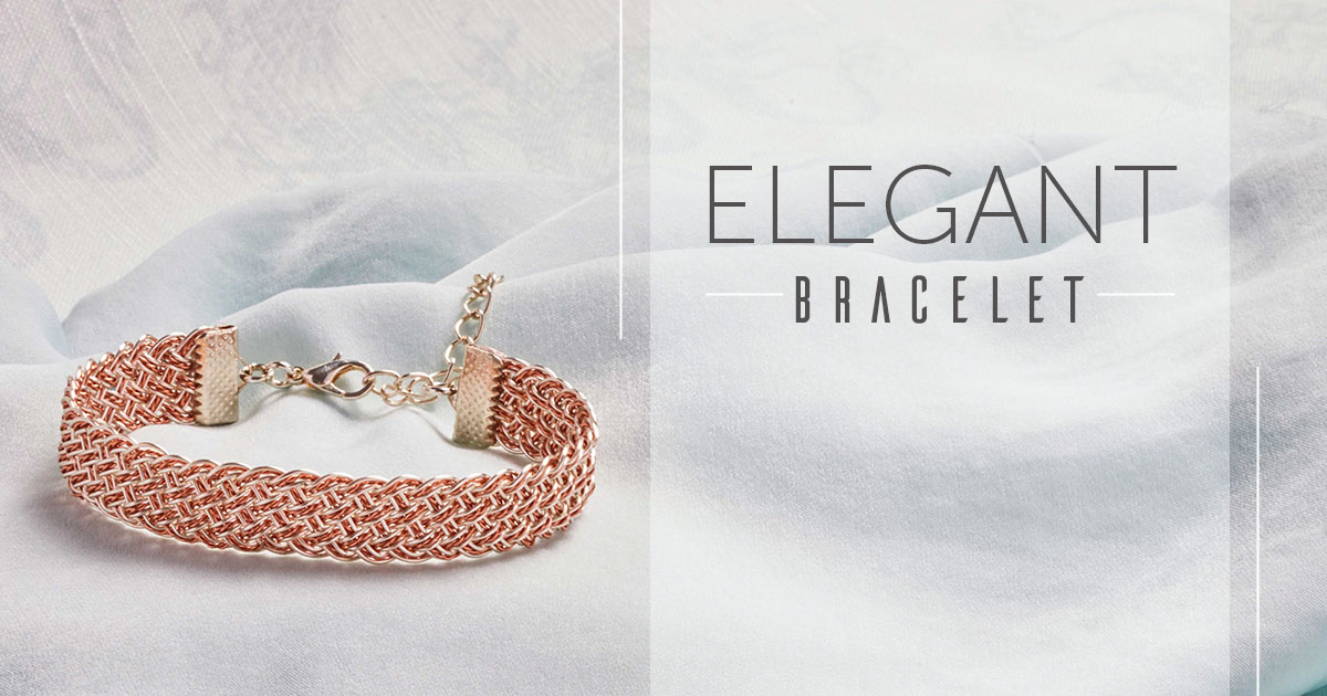 Kumihimo Wirework Made Easy: Elegant Bracelet