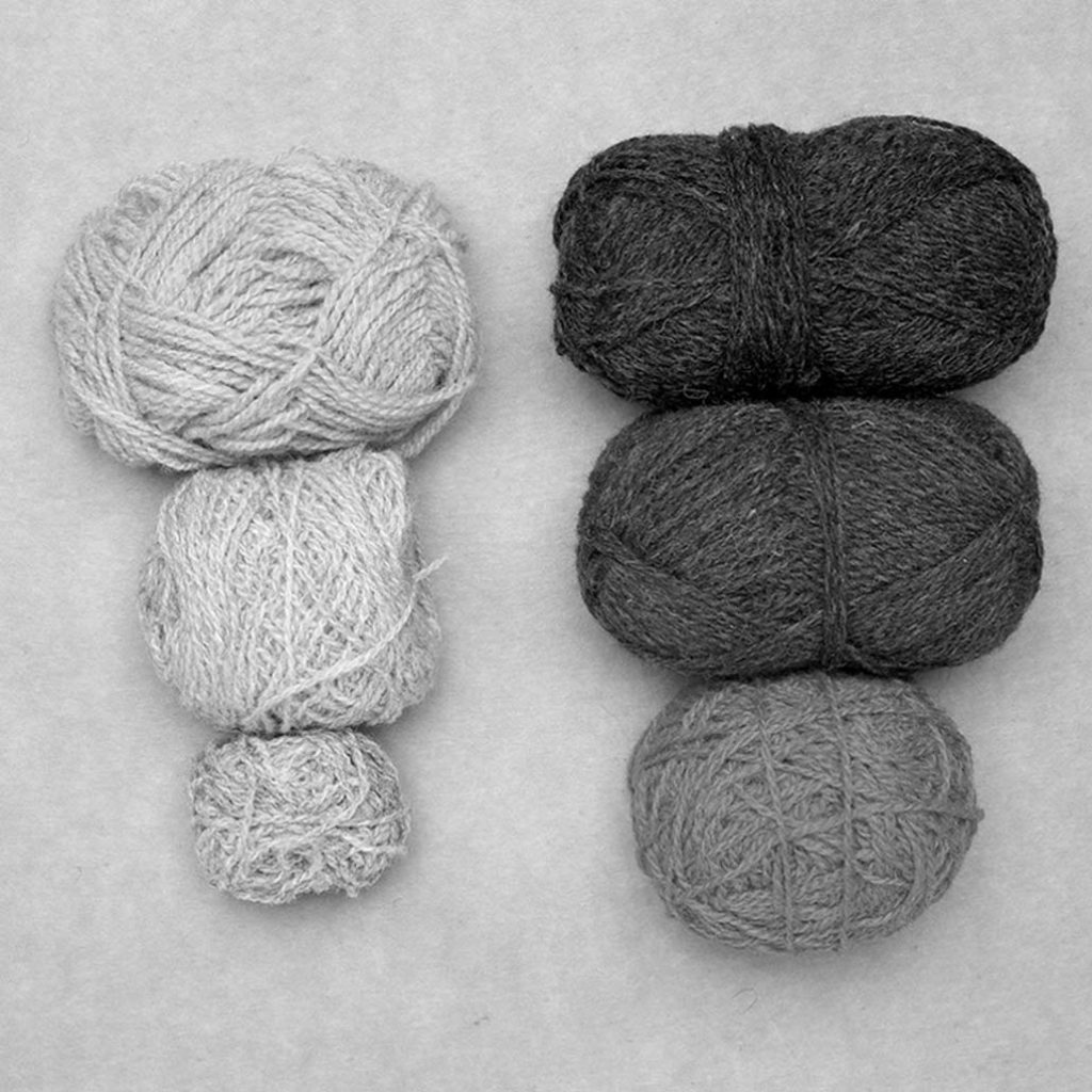 fair isle knitting color selection