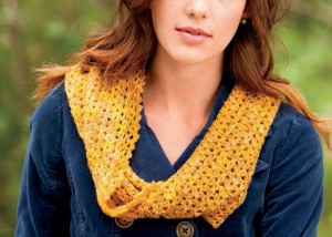 You'll love this crochet infinity scarf pattern that's both elegant and simple.