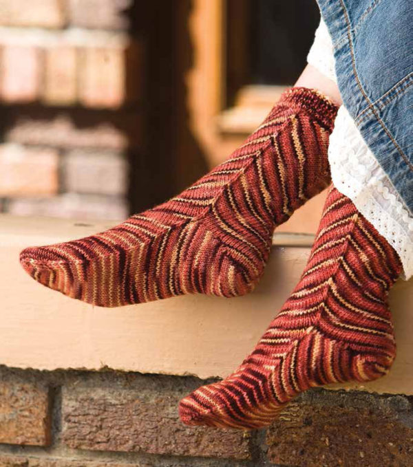 Chevvy Socks knitting pattern