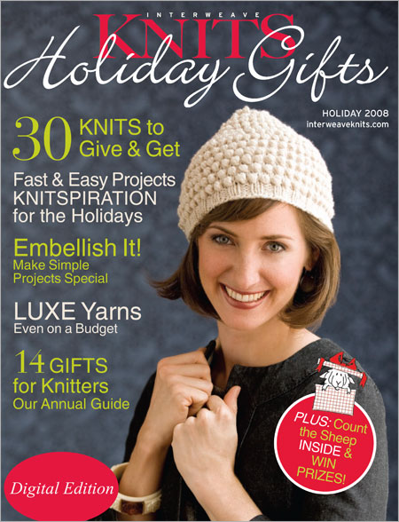 Interweave Knits Holiday Gifts, 2011 Digital Edition, Interweave Knits,  Knitting, Knitting Digital Magazines, Knitting Gift Essentials, Magazine  Issue, Magazines, Special Issues