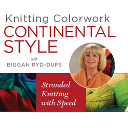 Knitting Colorwork Continental Style video download