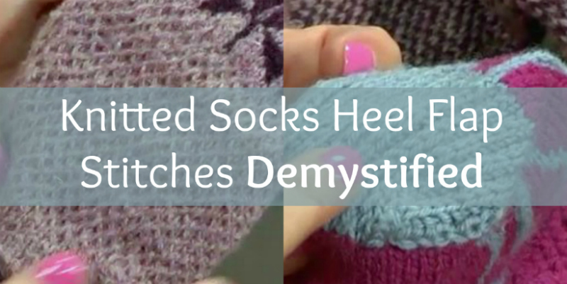 how to knit a sock heel